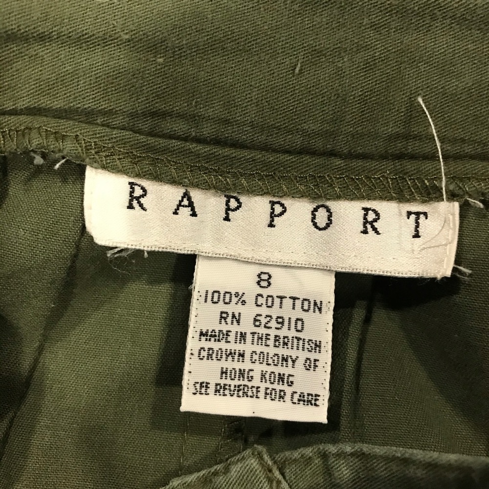 Vintage Olive Green Maxi Skirt - Picture 6 of 7